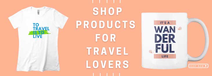 Go World Travel Shop Banner for Travel Lovers